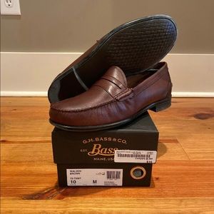 G.H. Bass & Co. Walden Penny Loafers Brown Leather